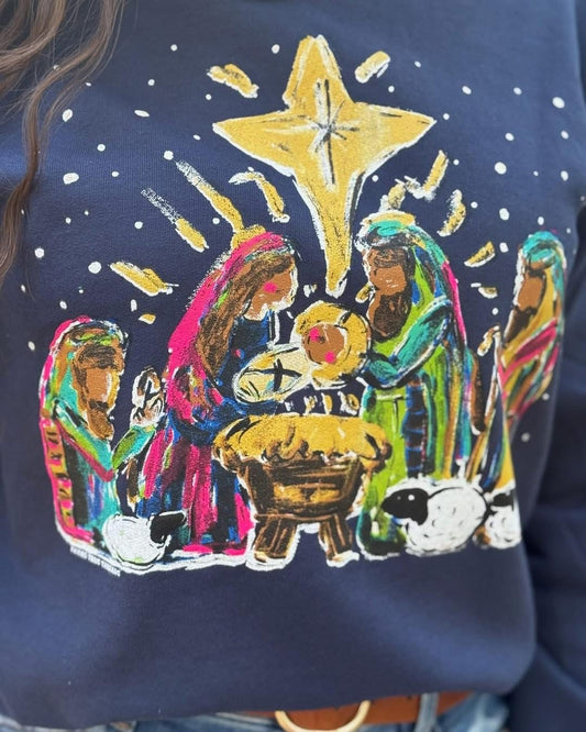 Nativity Scene Sweatshirt