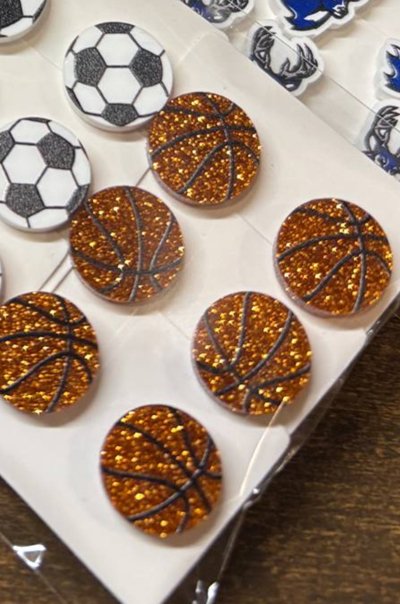 Basketball stud Earrings