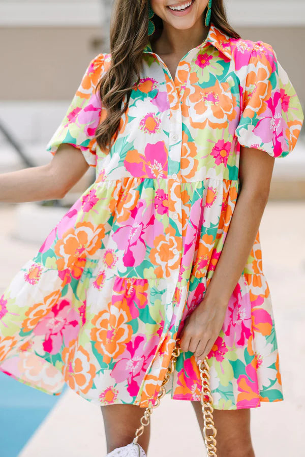 Floral babydoll dress