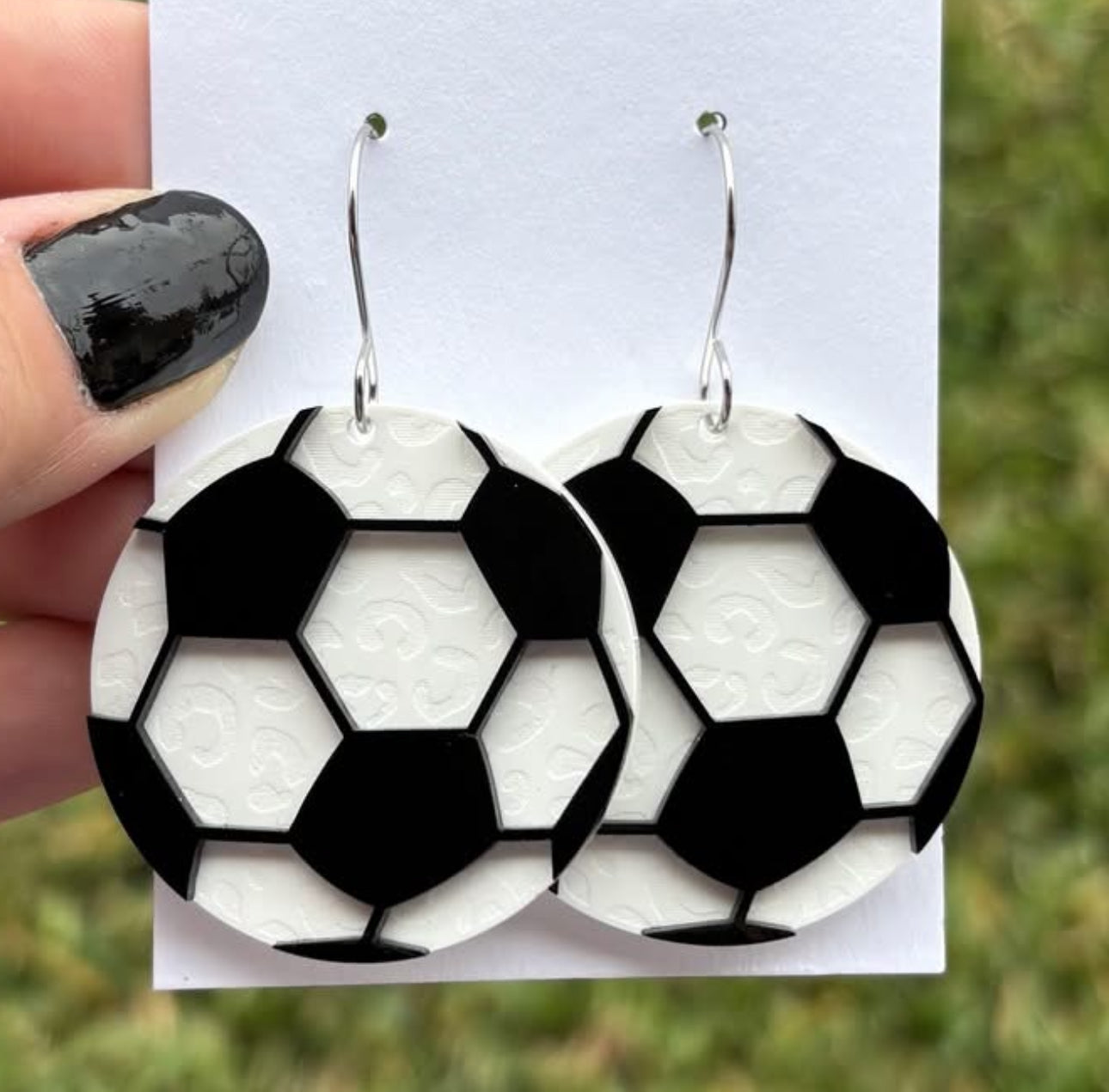 Soccer Dangle Earrings