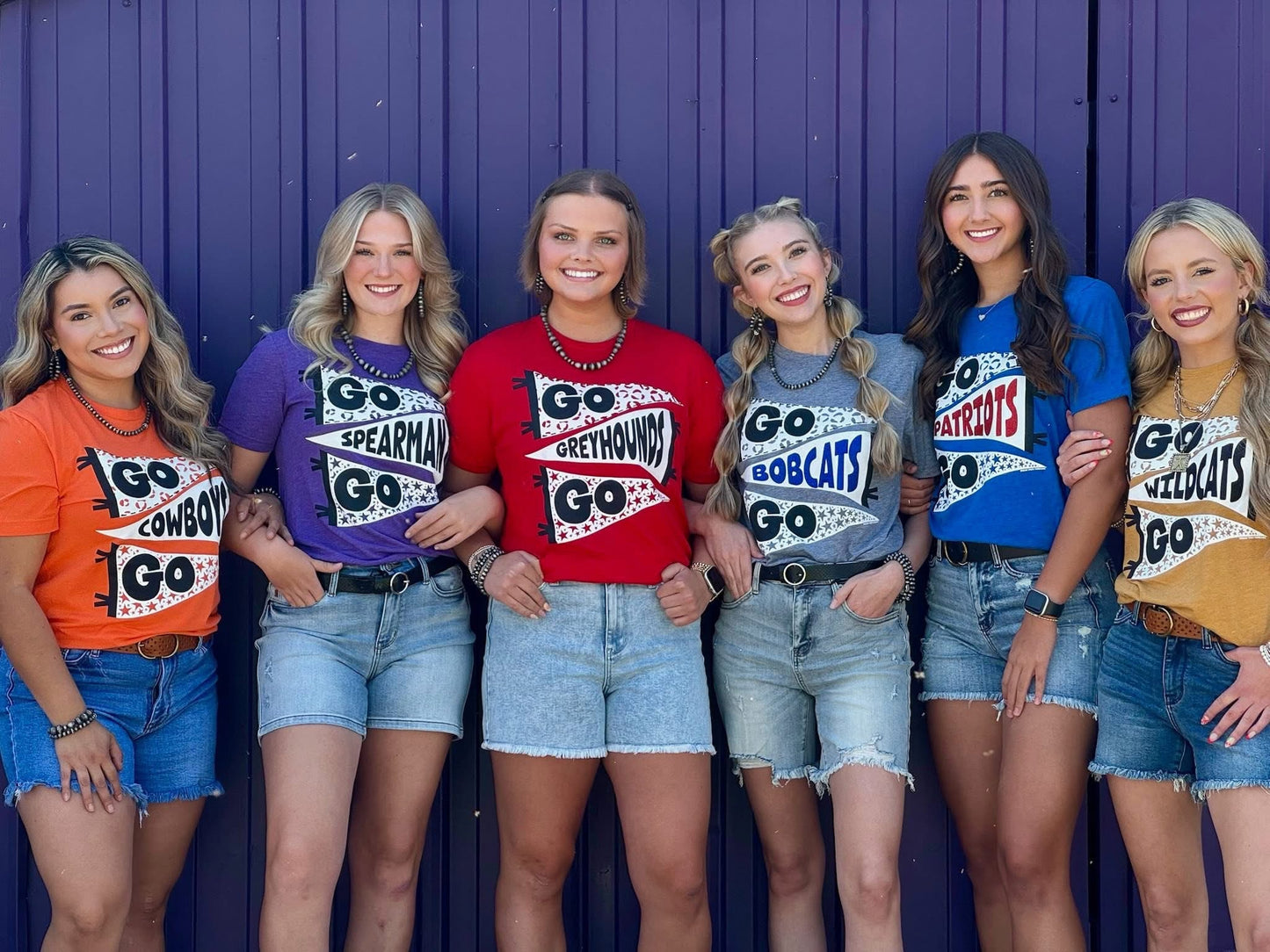 Go Mascot Go Pennant Customizable Tee