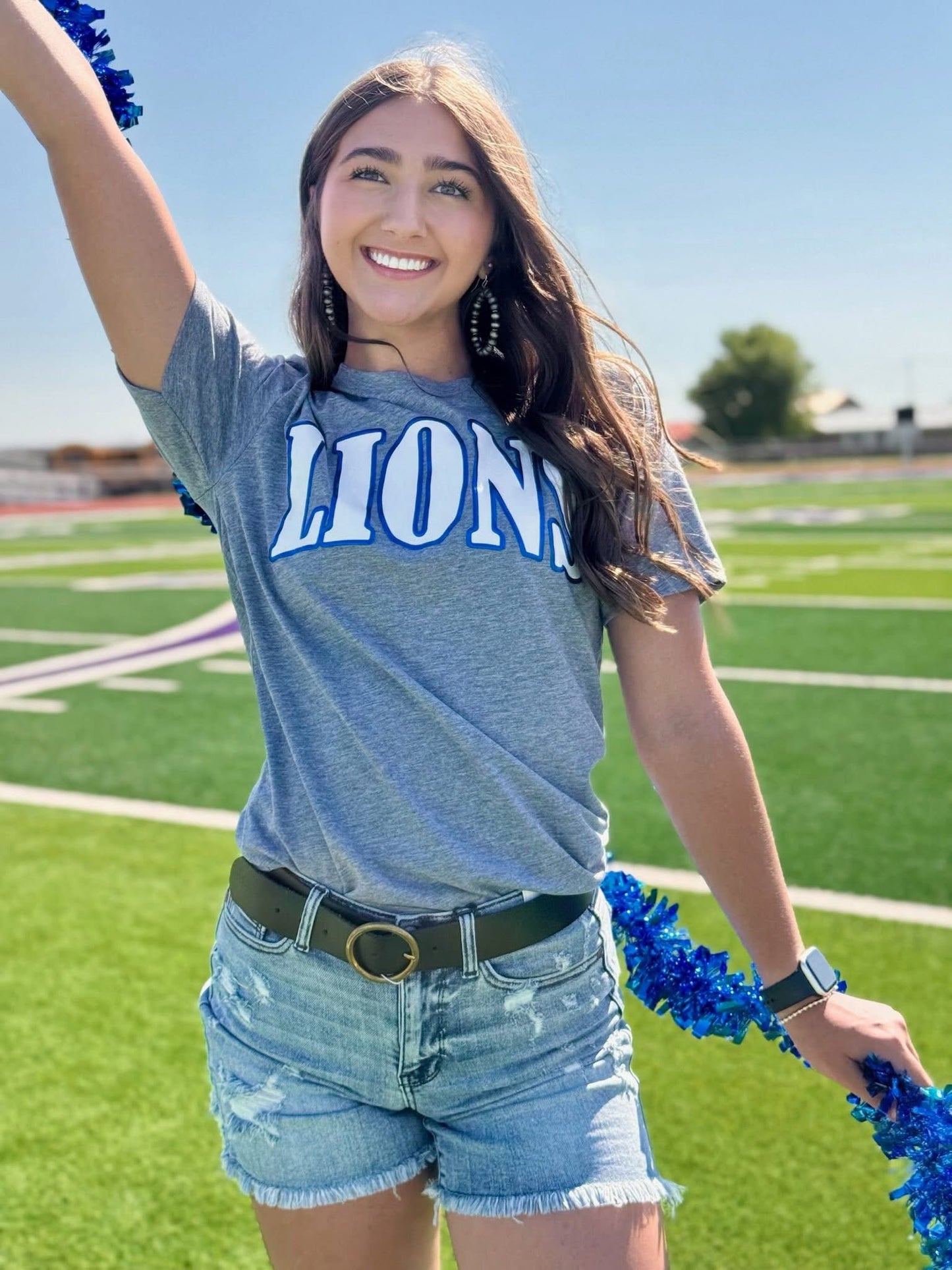 Metallic Puff Mascot Tee