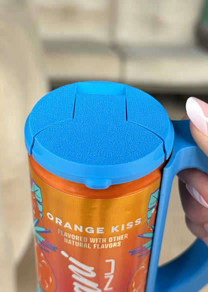 Skinny Can Holder with Lid