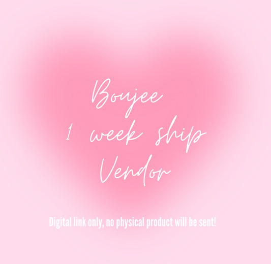 Boujee 1 week ship ebook