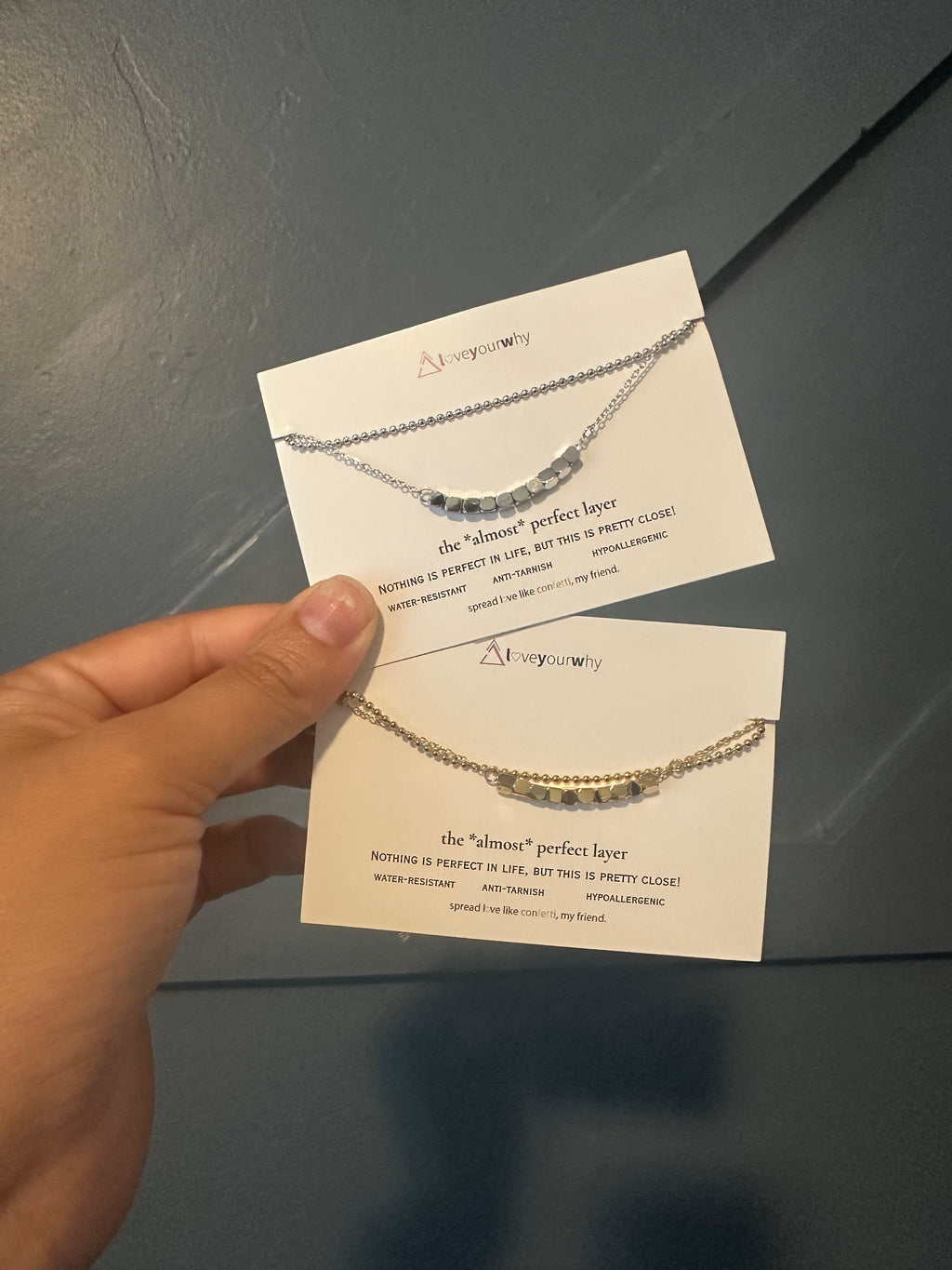 water-resistant anklet-*almost* perfect layer collection