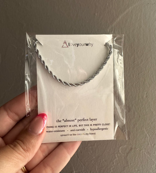 Water-Resistant Rope Necklace