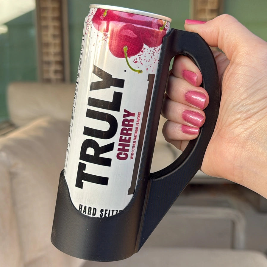 Skinny Can Holder with Lid